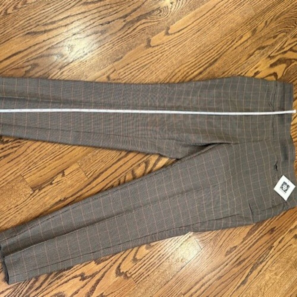 Anne Klein Brown Plaid Trousers - Picture 9 of 12